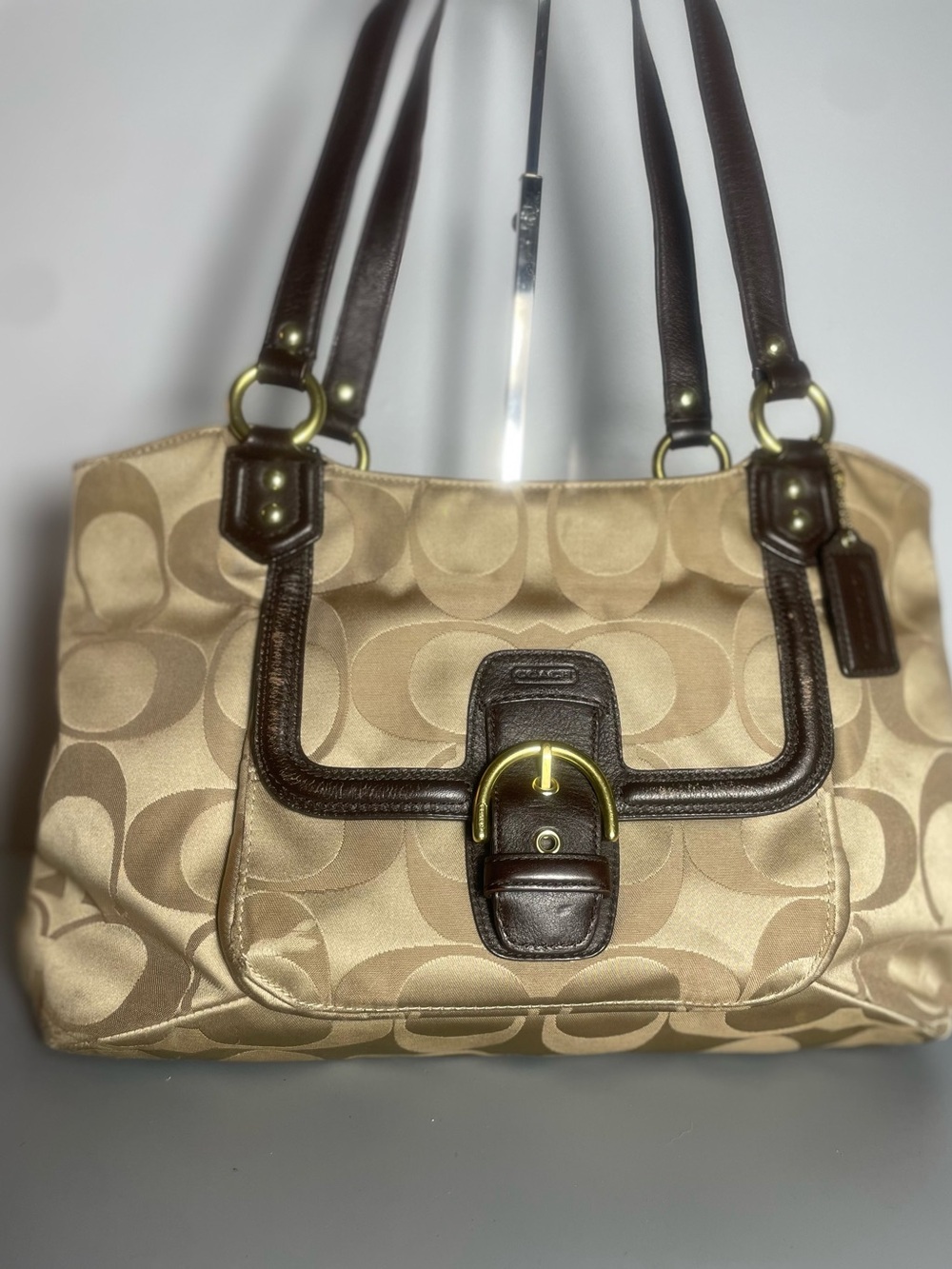 Coach Campbell Signature Belle Carryall